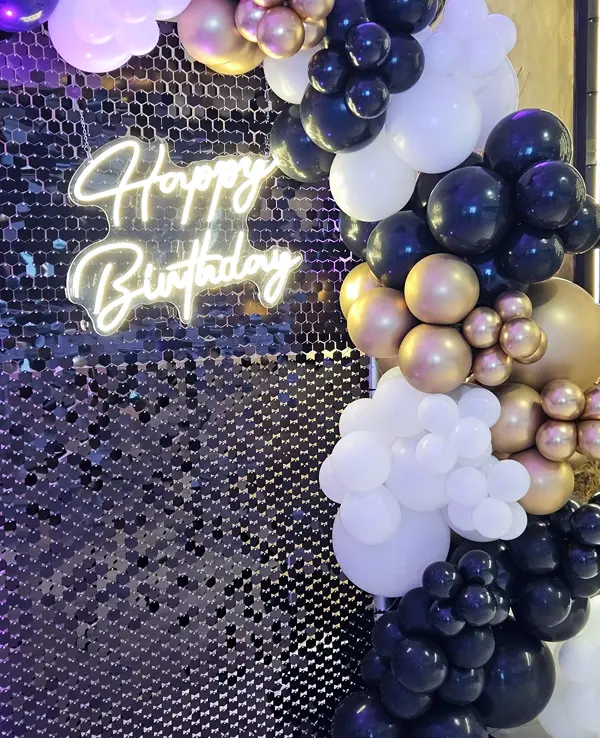 Décoration pour un anniversaire à l'Alexandrin