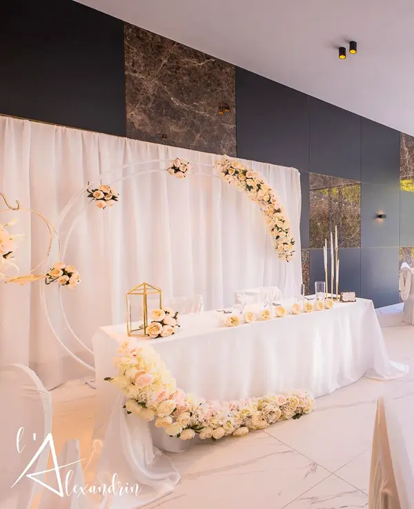 Dressing dans notre salle pour un mariage